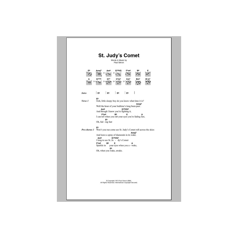 St. Judy's Comet