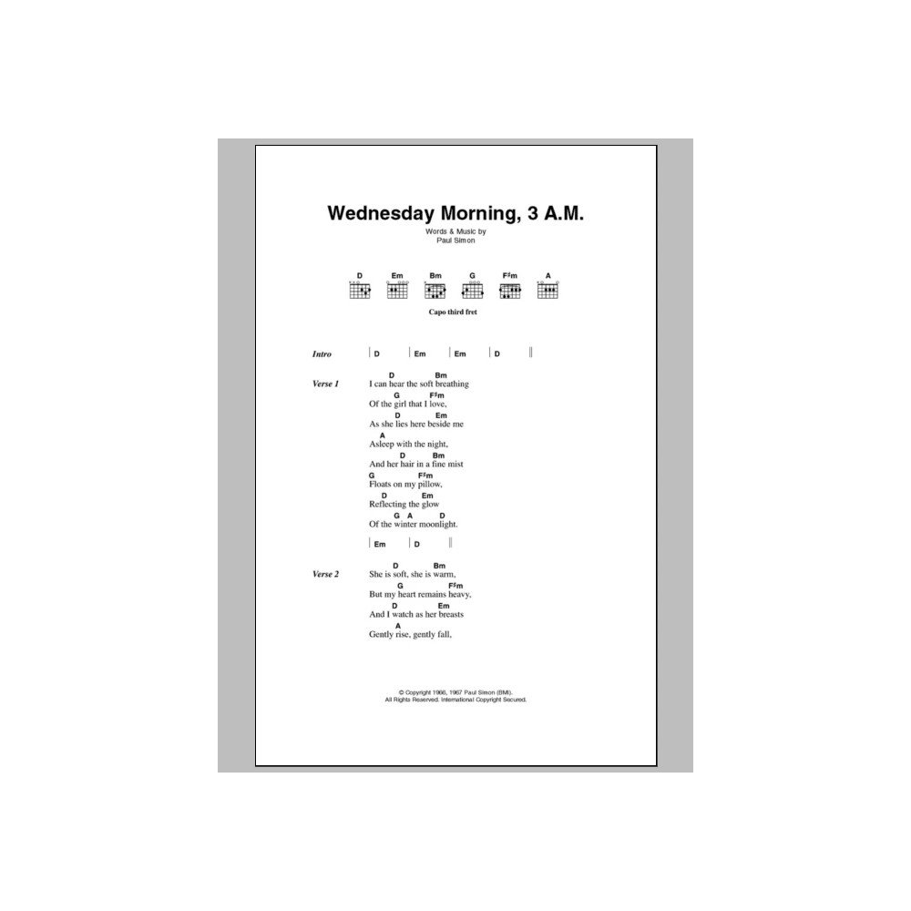 Wednesday Morning, 3 A.M.