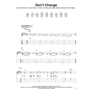 Don't Change