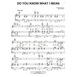 Do You Know What I Mean