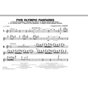 Five Olympic Fanfares - Flute/Piccolo