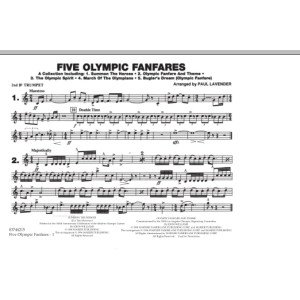 Five Olympic Fanfares - 2nd Bb Trumpet