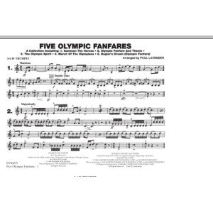 Five Olympic Fanfares - 3rd Bb Trompete
