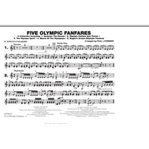 Five Olympic Fanfares - Bb Horn/Flugelhorn