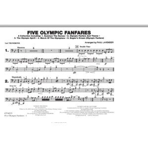 Five Olympic Fanfares - 2nd Trombone