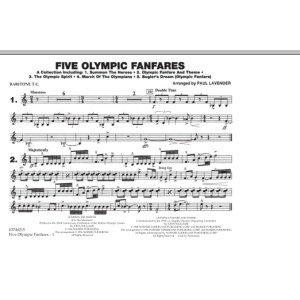 Five Olympic Fanfares - Baritone T.C.