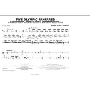 Five Olympic Fanfares - Snare Drum