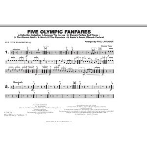 Five Olympic Fanfares - Multiple Bass Drums