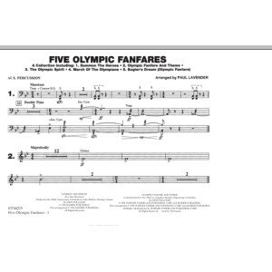 Five Olympic Fanfares - Aux Percussion