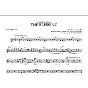 The Blessing (from Celtic Woman) - Bb Clarinet 1