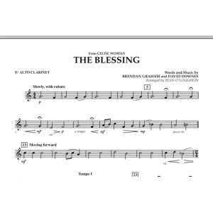 The Blessing (from Celtic Woman) - Eb Alto Clarinet