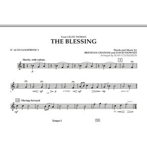 The Blessing (from Celtic Woman) - Eb Alto Saxophone 2