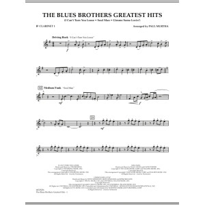 The Blues Brothers Greatest Hits - Bb Clarinet 1
