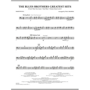 The Blues Brothers Greatest Hits - Baritone B.C.