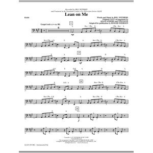 Lean On Me - Bass