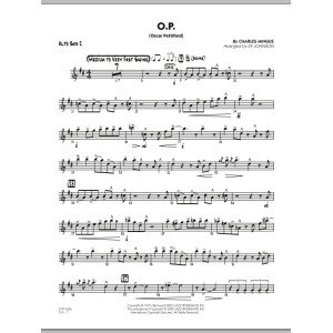O.P. (Oscar Pettiford) - Alto Sax 2