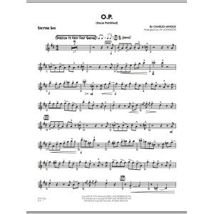 O.P. (Oscar Pettiford) - Baritone Sax