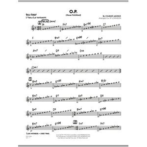 O.P. (Oscar Pettiford) - C Solo Sheet