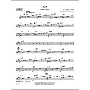 O.P. (Oscar Pettiford) - Eb Solo Sheet