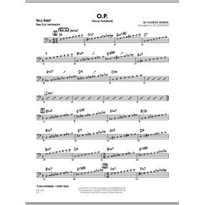 O.P. (Oscar Pettiford) - Bass Clef Solo Sheet