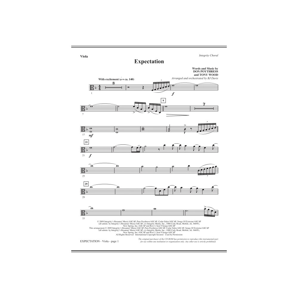 Expectation - Viola