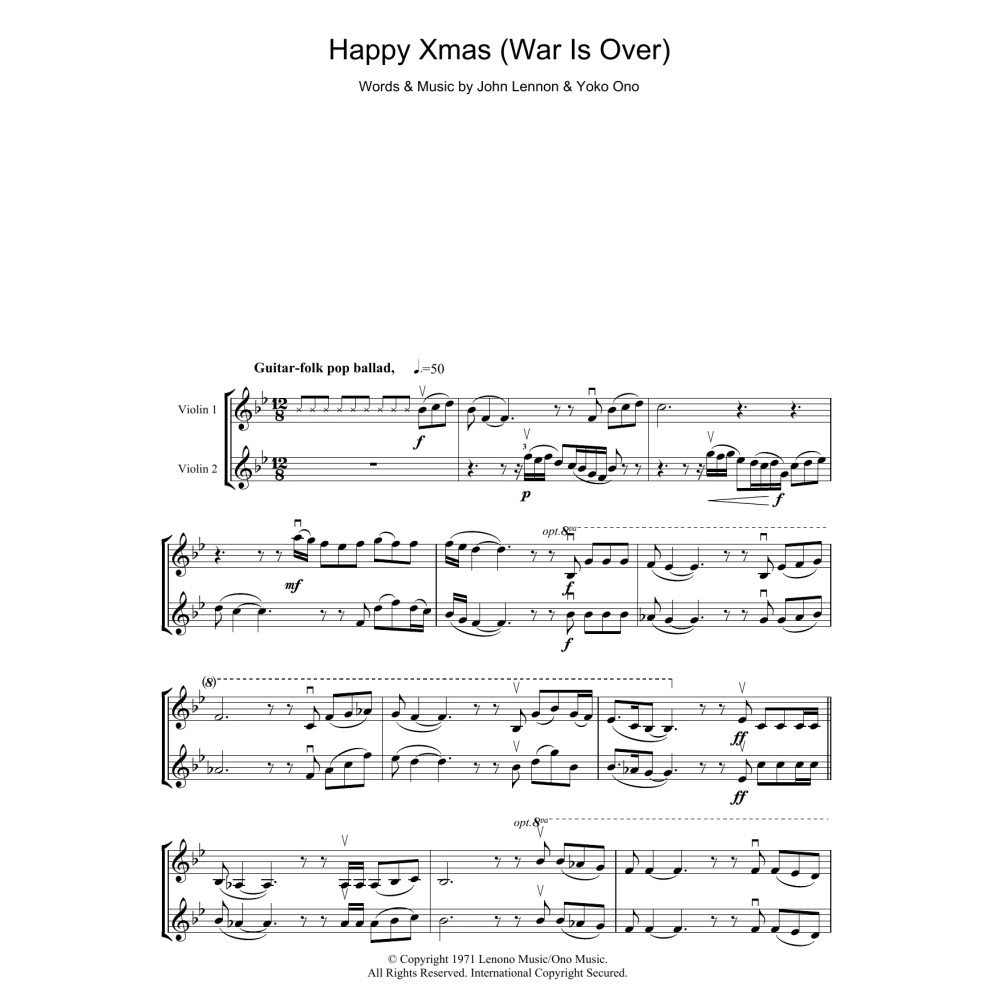 Happy Xmas (War Is Over)