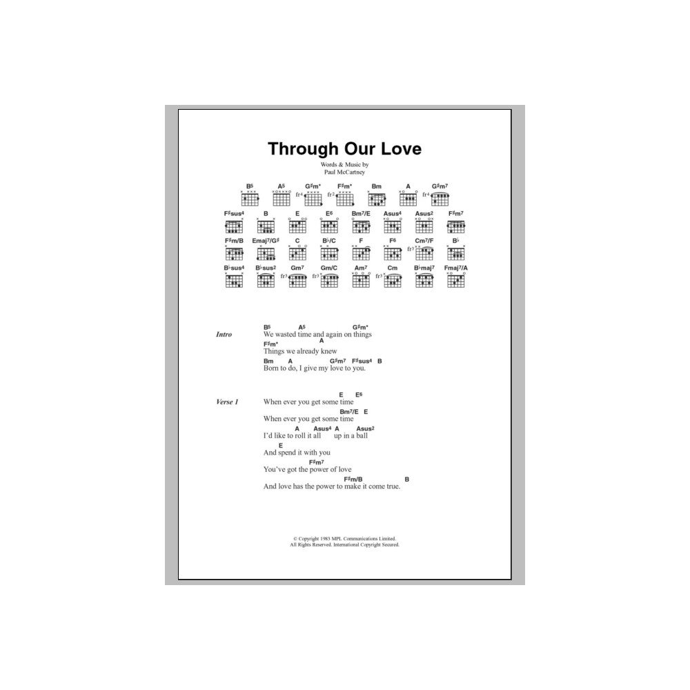 Through Our Love