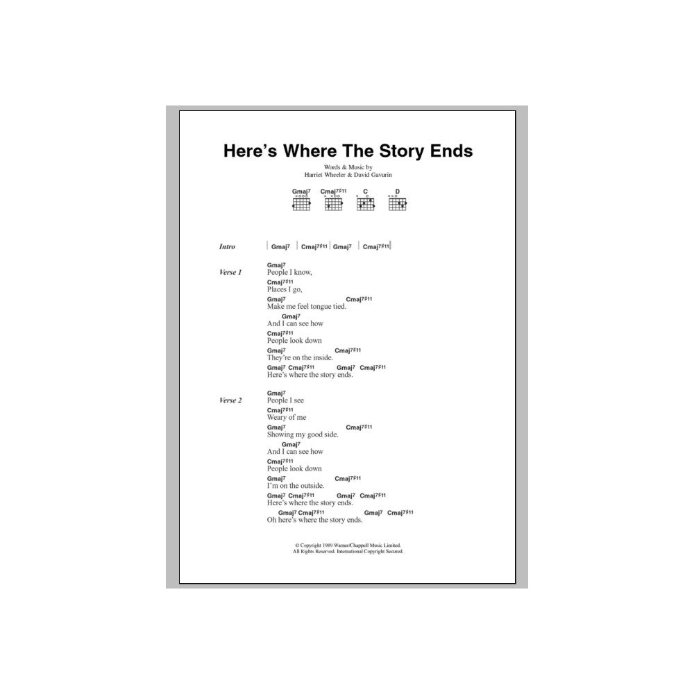 Here's Where The Story Ends