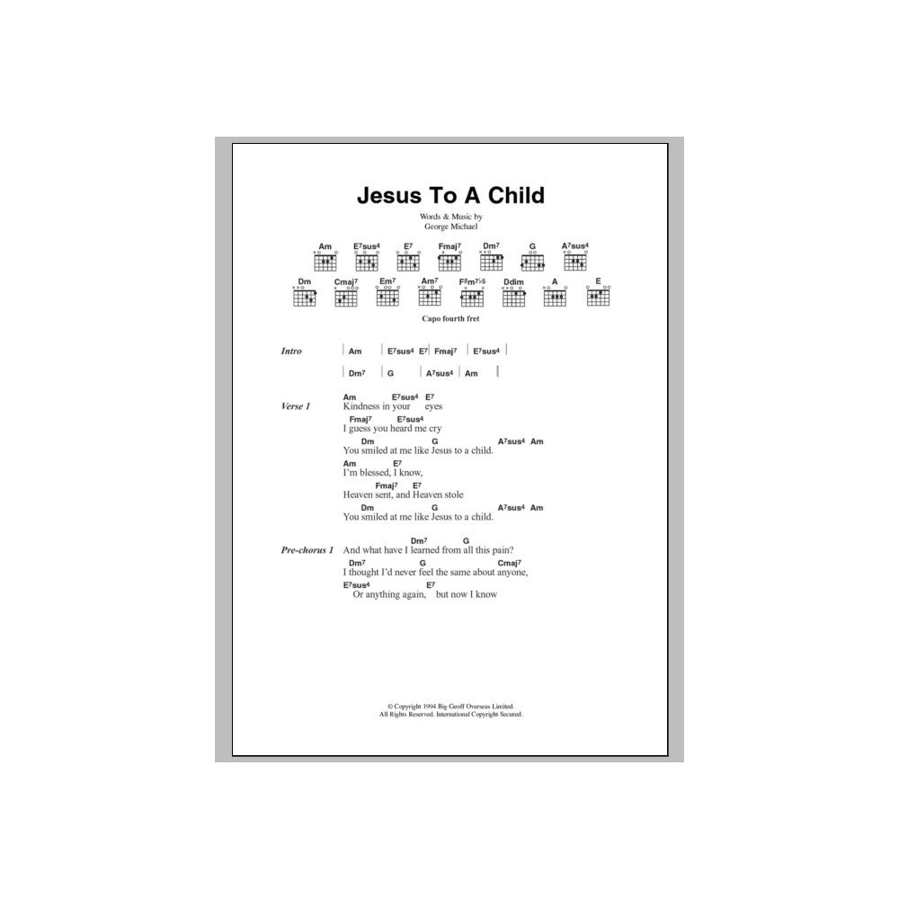 Jesus To A Child