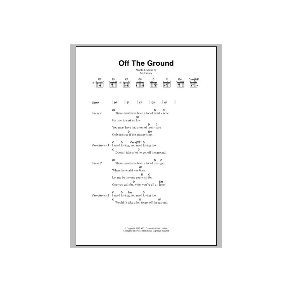Off The Ground
