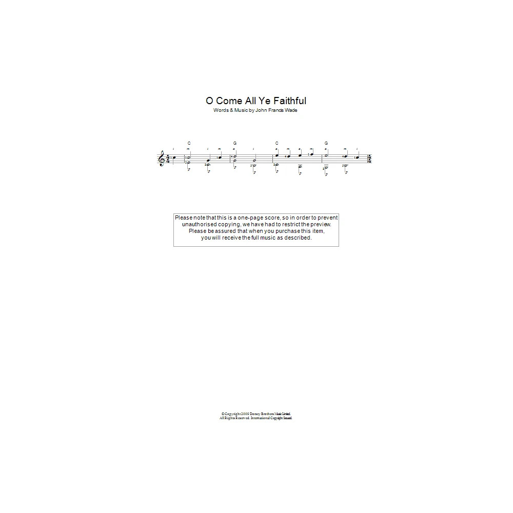 O Come, All Ye Faithful (Adeste Fideles)