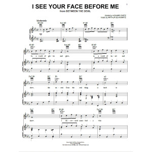 I See Your Face Before Me