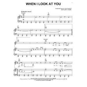 When I Look At You