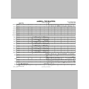 America, The Beautiful - Full Score