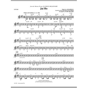 Jai Ho (from The Motion Picture Slumdog Millionaire) - Guitar