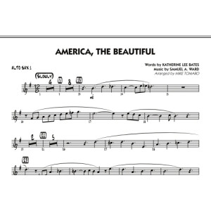 America, The Beautiful - Alto Sax 1