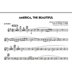 America, The Beautiful - Alt-Sax 2