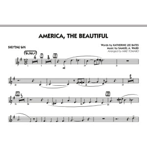 America, The Beautiful - Baritone Sax