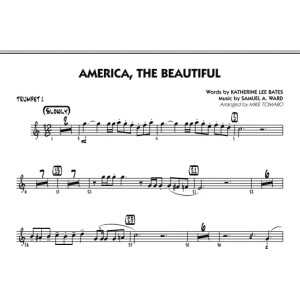 America, The Beautiful - Trumpet 1