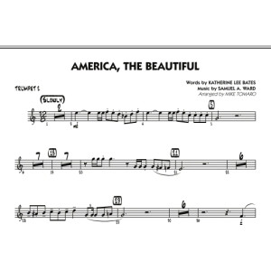 America, The Beautiful - Trumpet 2