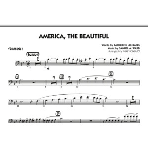 America, The Beautiful - Posaune 1