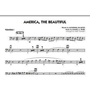 America, The Beautiful - Posaune 3