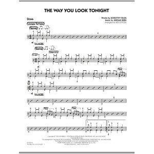 The Way You Look Tonight - Drums