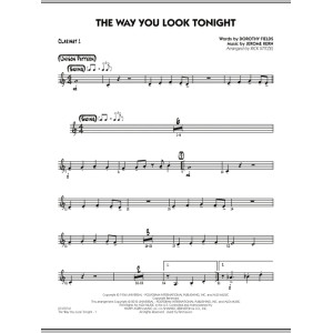 The Way You Look Tonight - Bb Clarinet 1