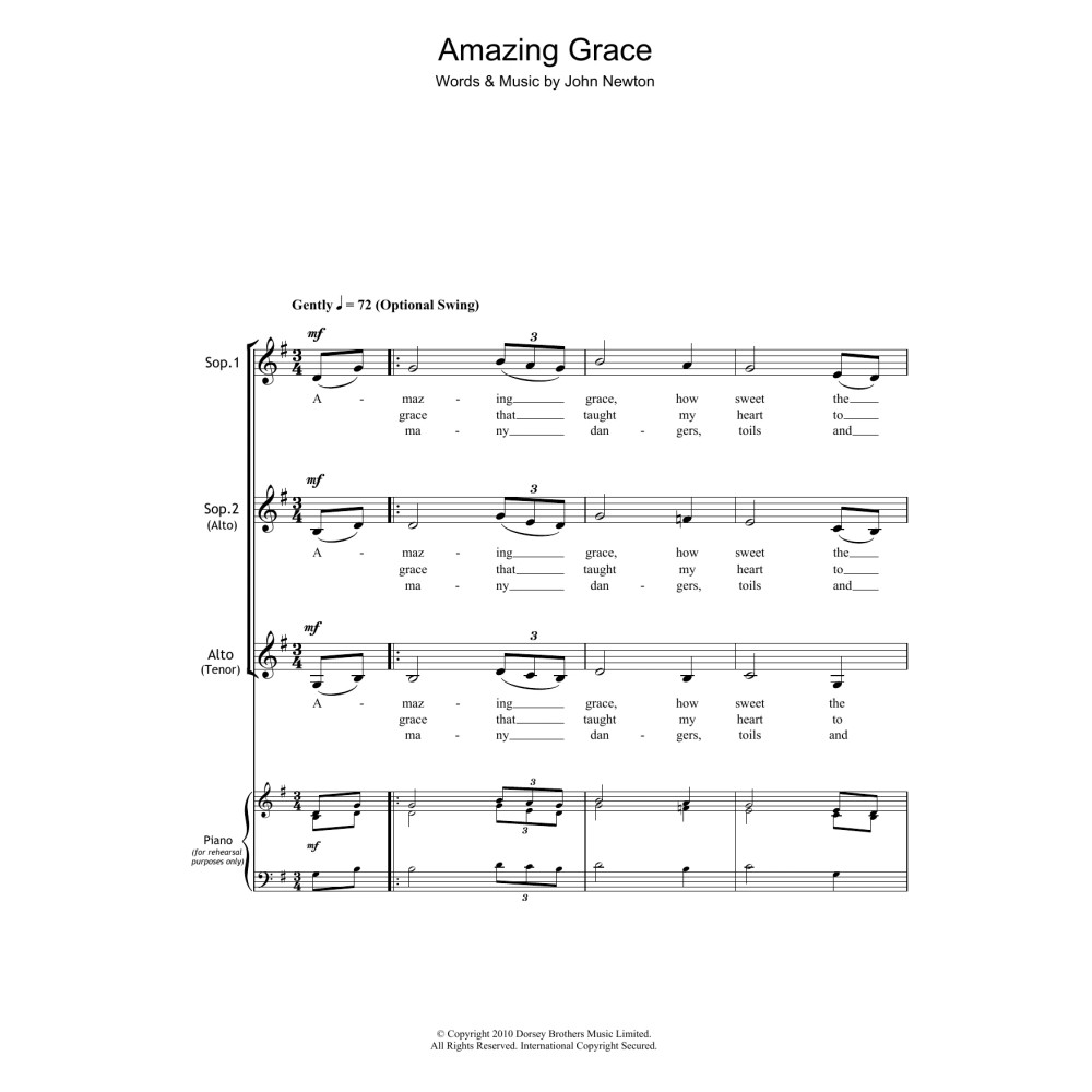 Amazing Grace (arr. Barrie Carson Turner)