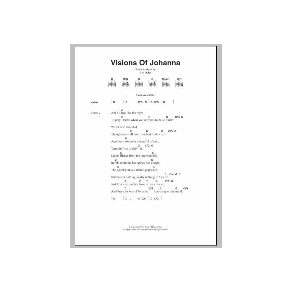 Visions Of Johanna