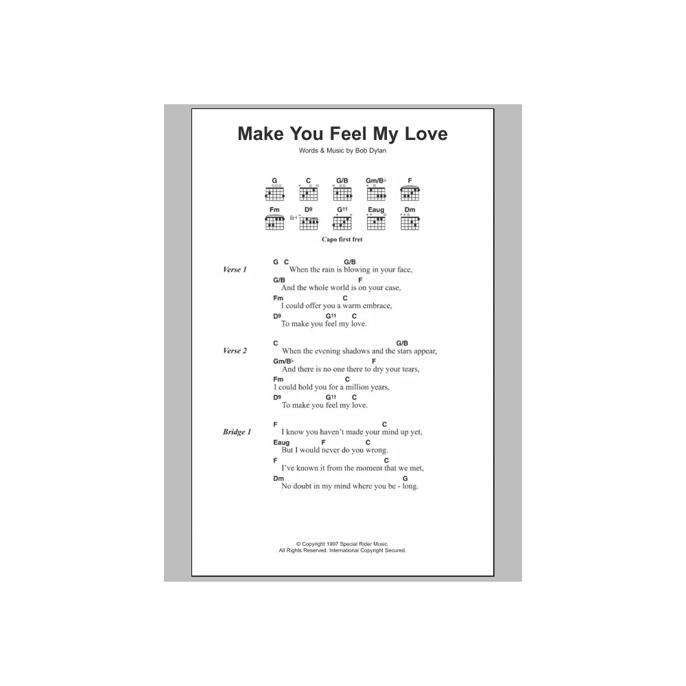 Make You Feel My Love