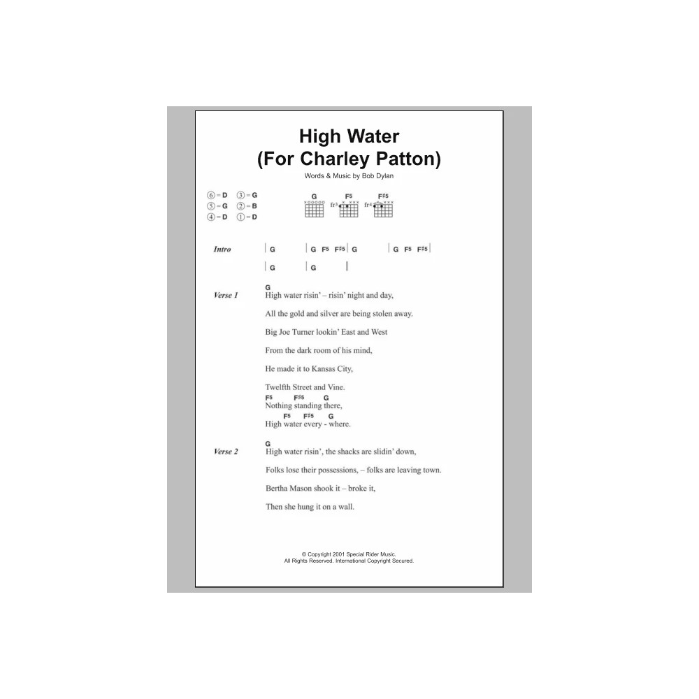 High Water (Für Charley Patton)