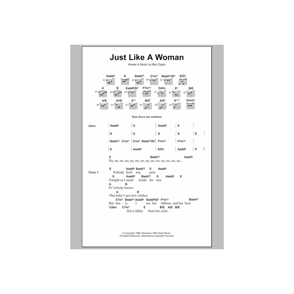 Just Like A Woman