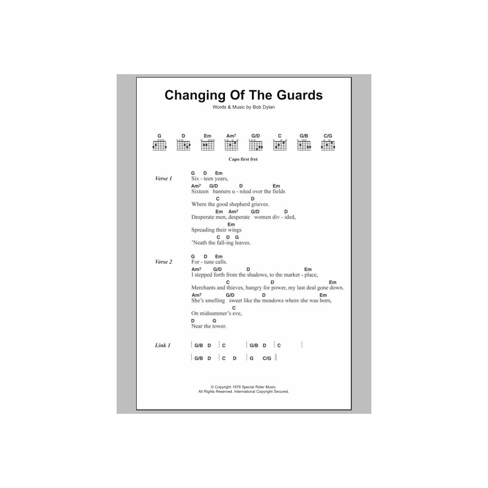 Changing Of The Guards